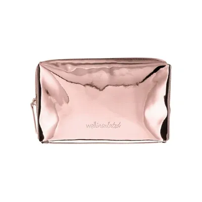 Wellinsulated Performance Beauty Bag In Rose Gold