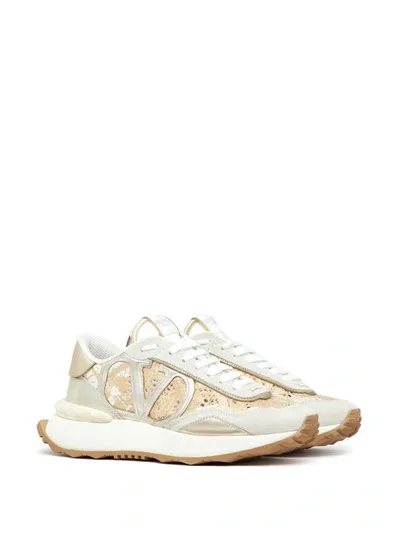 Valentino Garavani Lacerunner Low-top Sneakers In White