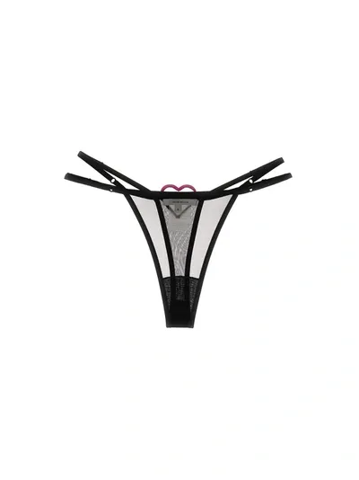 Nensi Dojaka Heart Underwear, Body In Black