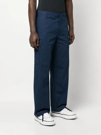 Kenzo Mens Pants Navy Baseball Pant In Blue