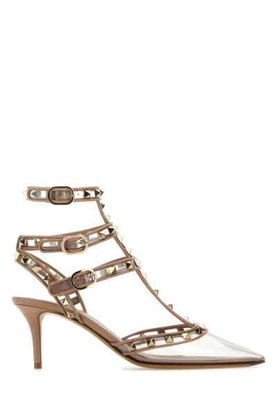 Valentino Garavani Heeled Shoes In Beige