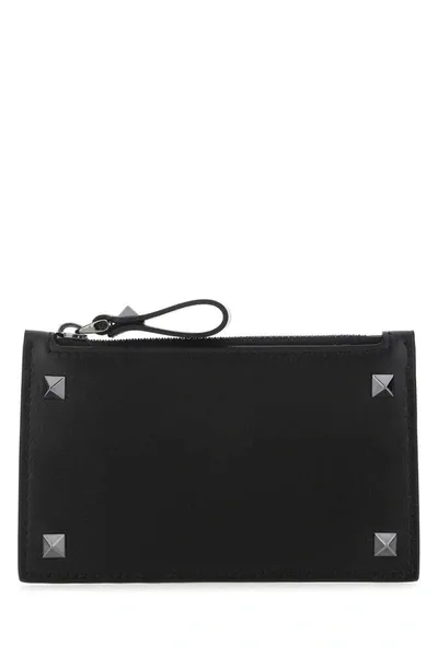 Valentino Garavani Wallets In Black