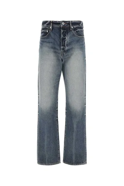 Kenzo Denim Cotton Jeans In Blue