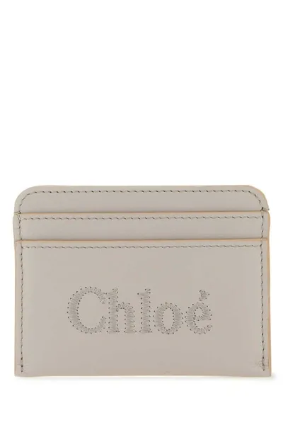 Chloé Chloe Sense Wallet In Grey