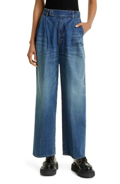 Undercover High Waist Trouser Jeans In Blue