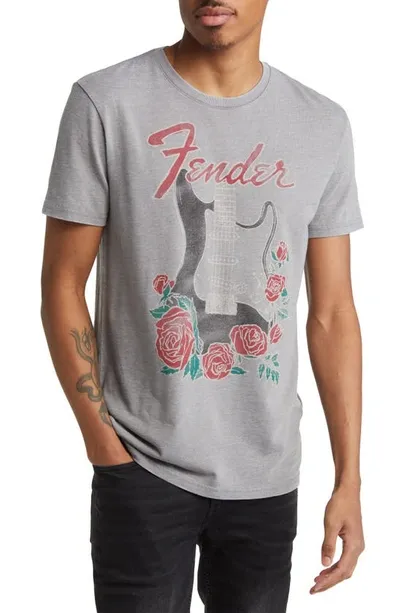 Lucky Brand Fender Guitar Graphic T-shirt In Gargoyle