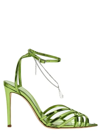 Nicolo' Beretta Levy Sandals Green In Verde