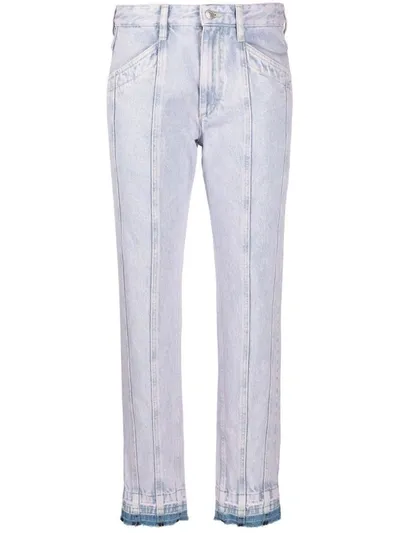 Isabel Marant Étoile Sulanoa Cotton Trousers In Violet