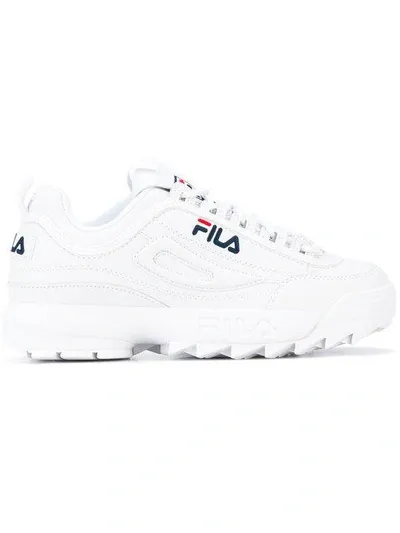 Fila Plain Disruptor Sneakers In White