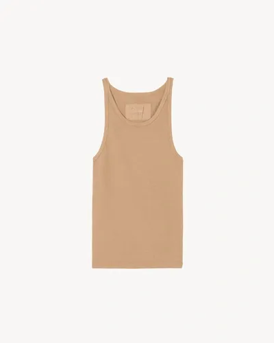 Nili Lotan Jennifer Rib Tank In Blonde