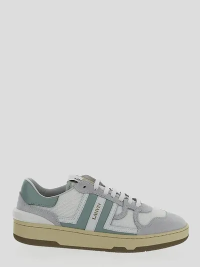 Lanvin Clay Low Top Sneakers In White