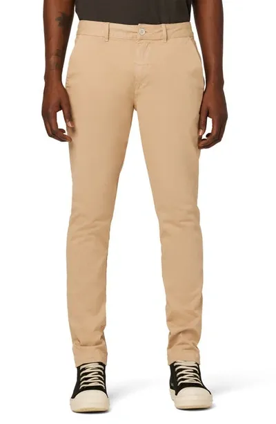 Hudson Slim Straight Leg Chinos In Mocha