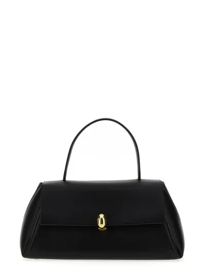 Jil Sander 'almond' Handbag In Black