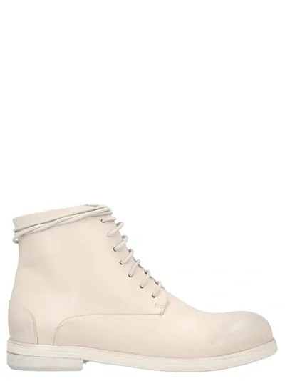 Marsèll 'zucca Media' Ankle Boots In White