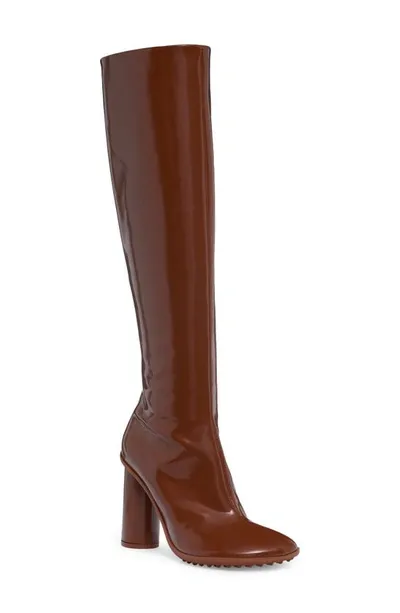 Bottega Veneta Atomic Tall Boot In Brown Sugar