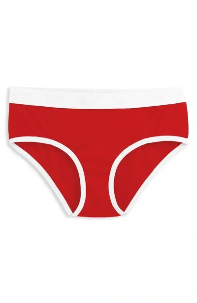 Tomboyx Tucking Bikini Hipster Briefs In Fiery Red