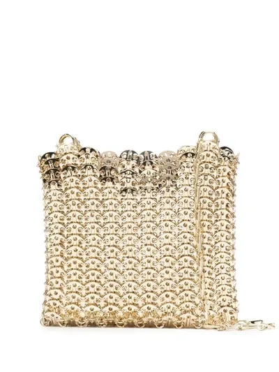 Rabanne Paco  Nano 1969 Shoulder Bag In Oro