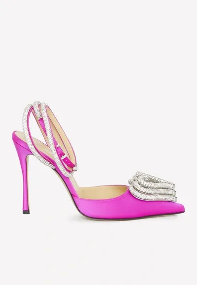 Mach & Mach Triple Heart Pumps In Pink