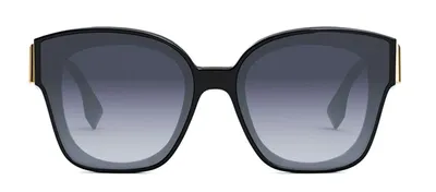 Fendi Eyewear Sqaure Frame Sunglasses In Blue