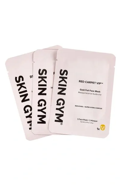 Skin Gym Red Carpet Vip Gold Foil Face Mask, 3-pk.