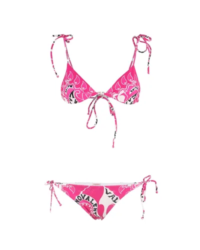 Valentino Pink Self-tie Bikini In Default Title