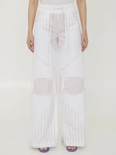 Off-white Motorcycle Pants In White