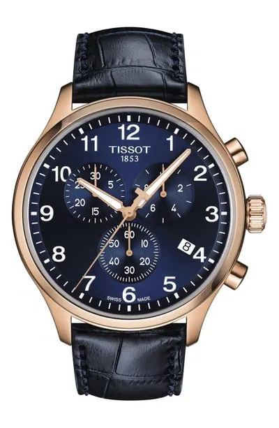 Tissot Chrono Xl Watch, 45mm In Blue