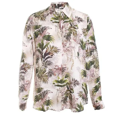 L Agence Multicolor Silk Shirt