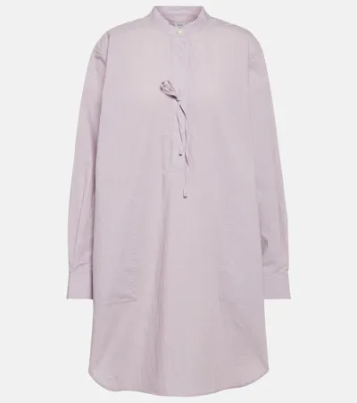 Totême Mini Tunic Dress In Lilac