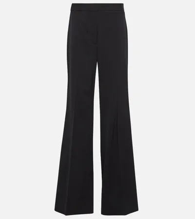 Stella Mccartney Wool-blend Pants In Black