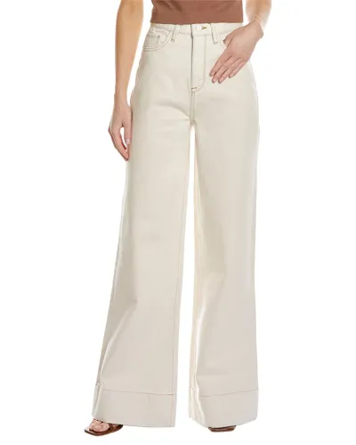 Triarchy Straight Leg High Rise Jeans In Off White