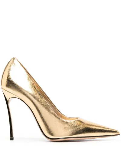 Casadei Super Blade Metallic - Woman Pumps Golden 37