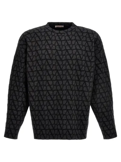 Valentino Toile Iconographe Sweater, Cardigans Black