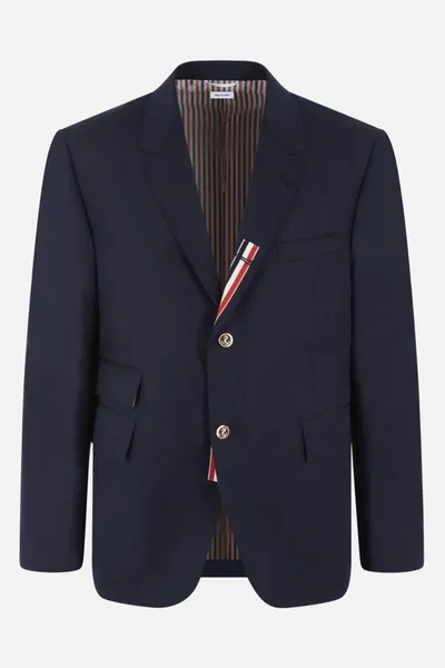 Thom Browne Jacket In Blue