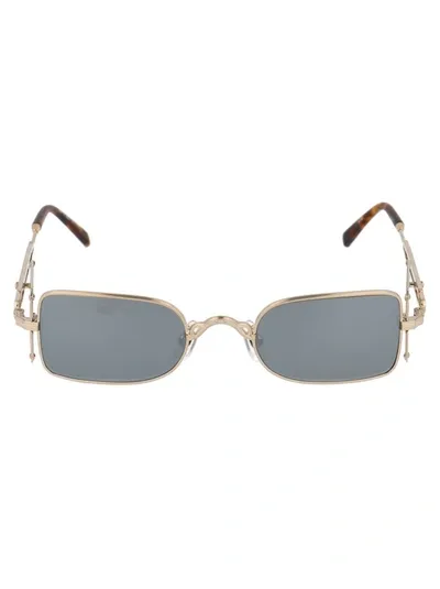 Matsuda Sunglasses In Brushed Gold / Brushed Silver