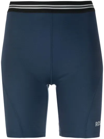 Rossignol Logo-print Thigh-length Leggings In Blue