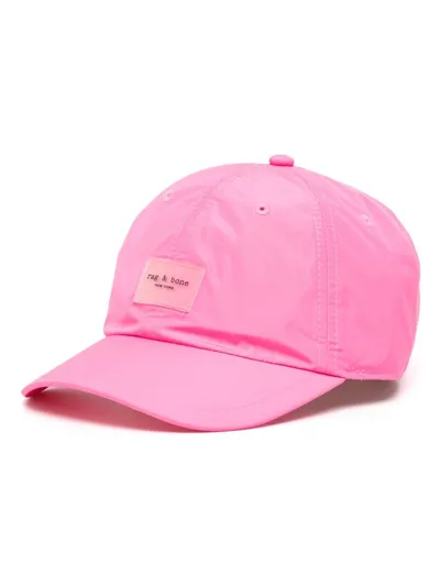 Rag & Bone Addison Baseball Cap In Pink