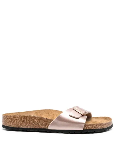 Birkenstock Madrid Logo-debossed Sandals In Bze