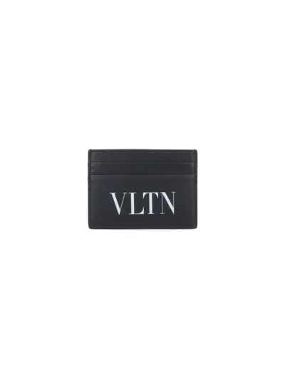 Valentino Garavani 'vltn' Card Holder In Black  