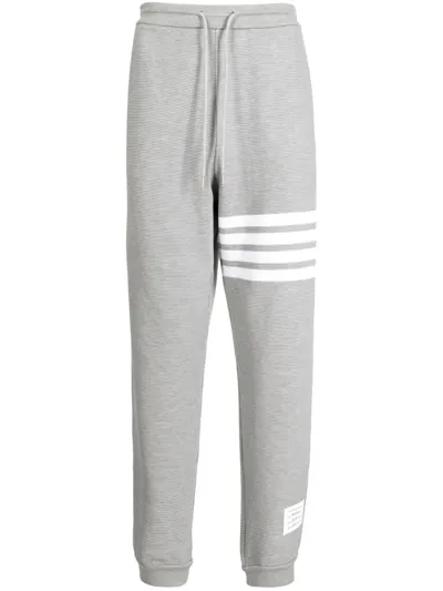 Thom Browne 4-bar Stripe Track Pants In Grey