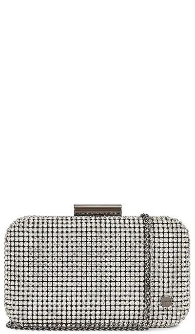 Olga Berg Miami Crystal Clutch In Black