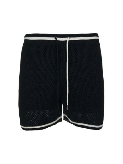 Ser.o.ya Bruce Crochet Short In Black