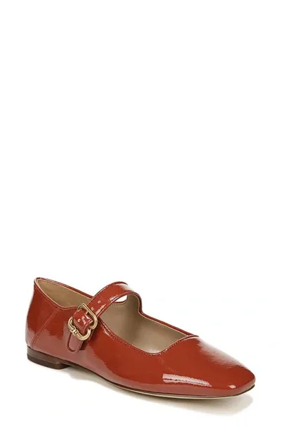 Sam Edelman Michaela Mary Jane Flat In Red