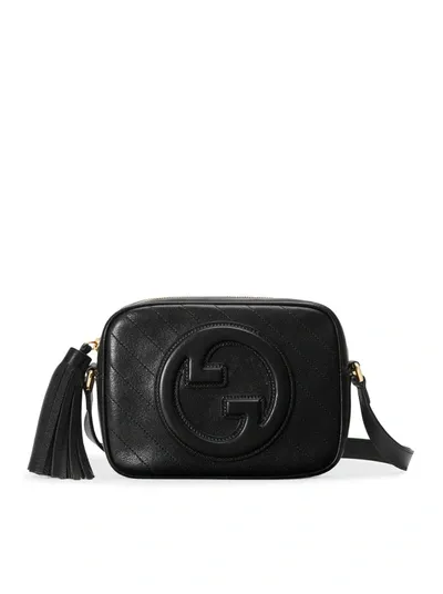 Gucci Small Size  Blondie Shoulder Bag In Black