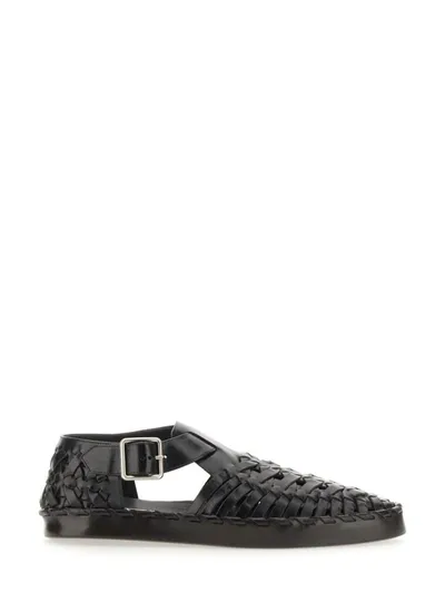 Jil Sander Low Sandal. In Black