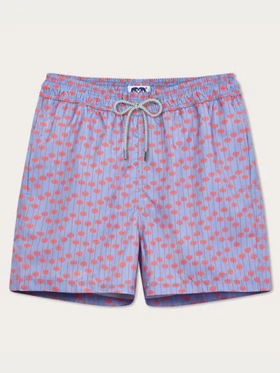 Love Brand & Co. Men's Lucky Lanterns Staniel Swim Shorts