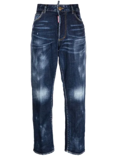 Dsquared2 Straight-leg Jeans In Multicolor