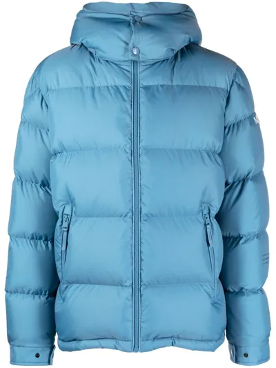 Moncler Genius Moncler X Fragment Hiroshi Fujiwara Acanthus Short Down Jacket In 70h Blue