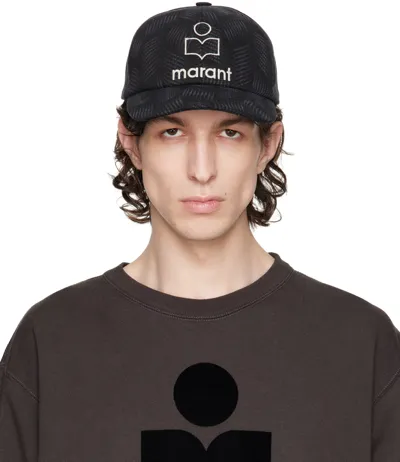 Isabel Marant Black Tyron Cap In 02fk Faded Black