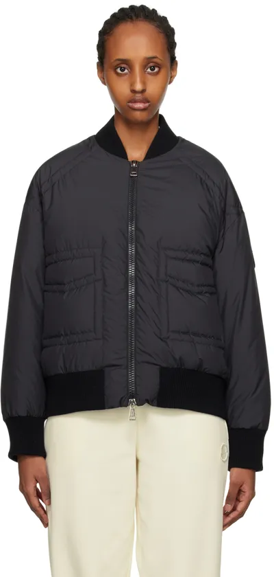 Moncler Jucar Bomber In Black